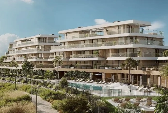 Apartment in a new building Apartments with sea views in Estepona among nature