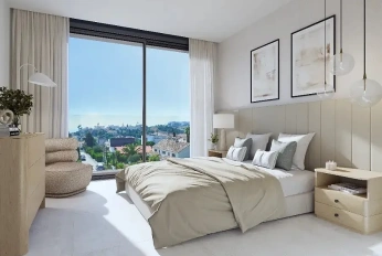 Apartment in a new building Apartments with sea views in Estepona among nature