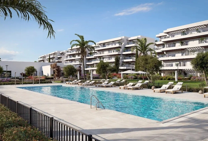 Apartment in a new building Apartments with swimming pool by the sea in El Verger, Alicante