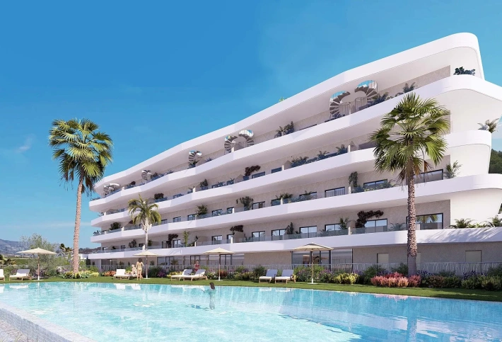 Apartment in a new building Elegant apartments in La Nucia, Alicante, overlooking the mountains and the sea
