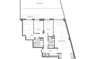 Apartment in a new building Elegant apartments in a residential complex in Sabadela, Barcelona