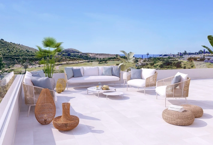 Apartment in new building Energy efficient houses overlooking the golf course in Mijas