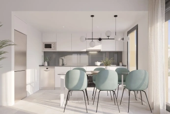 Apartment in new building Energy efficient houses overlooking the golf course in Mijas