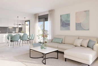 Apartment in new building Energy efficient houses overlooking the golf course in Mijas