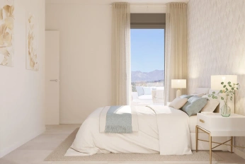 Apartment in new building Energy efficient houses overlooking the golf course in Mijas