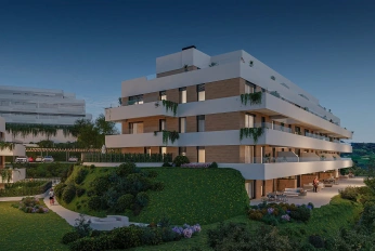Apartment in new building Energy efficient houses overlooking the golf course in Mijas