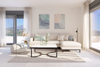 Apartment in new building Energy efficient houses overlooking the golf course in Mijas