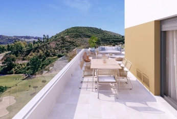 Apartment in new building Energy efficient houses overlooking the golf course in Mijas