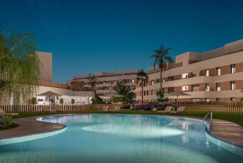 Apartment in new building Energy efficient houses overlooking the golf course in Mijas