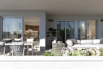 Apartment in a new building Furnished apartments with sea views in Pilar de la Horadada