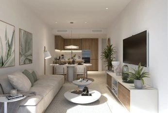 Apartment in a new building Furnished apartments with sea views in Pilar de la Horadada