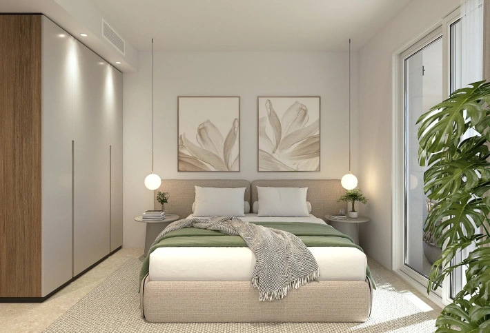 Apartment in a new building Furnished apartments with sea views in Pilar de la Horadada