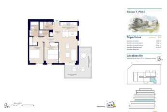 Apartment in a new building Luxury apartments a couple of meters from the beach in Villajoyos