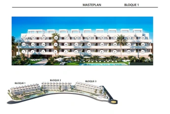 Apartment in a new building Modern apartments with sea views in Finestrat