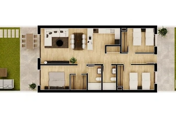 Apartment in a new building Spacious and inexpensive apartments in Monforte del Sid