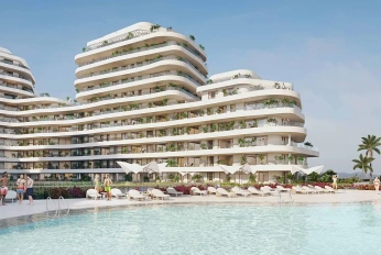 Apartment with sea view in Malaga in the project "Termica Beach"