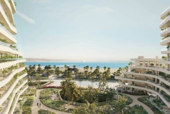 Apartment with sea view in Malaga in the project "Termica Beach"