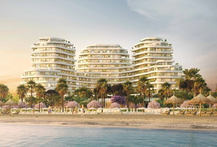 Apartment with sea view in Malaga in the project "Termica Beach"