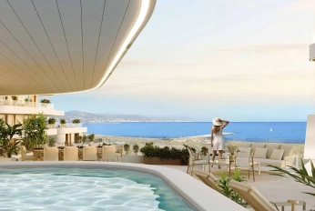 Apartment with sea view in Malaga in the project "Termica Beach"