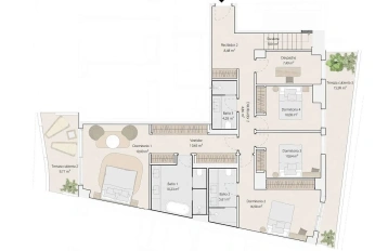 Apartment with sea view in Malaga in the project "Termica Beach"
