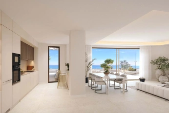 Apartment with sea view in Malaga in the project "Termica Beach"