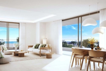 Apartment with sea view in Malaga in the project "Termica Beach"