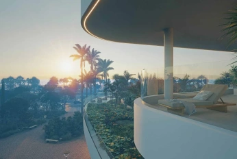 Apartment with sea view in Malaga in the project "Termica Beach"