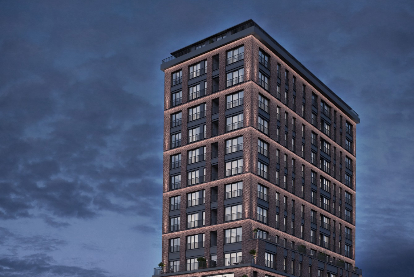 Apartments and offices in a prestigious area with walking distance to the metro