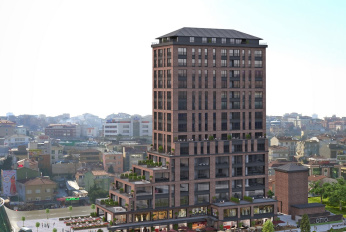 Apartments and offices in a prestigious area with walking distance to the metro