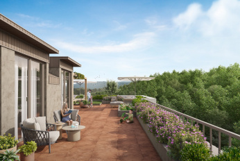 Boutique complex with design architecture