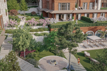 Boutique complex with design architecture