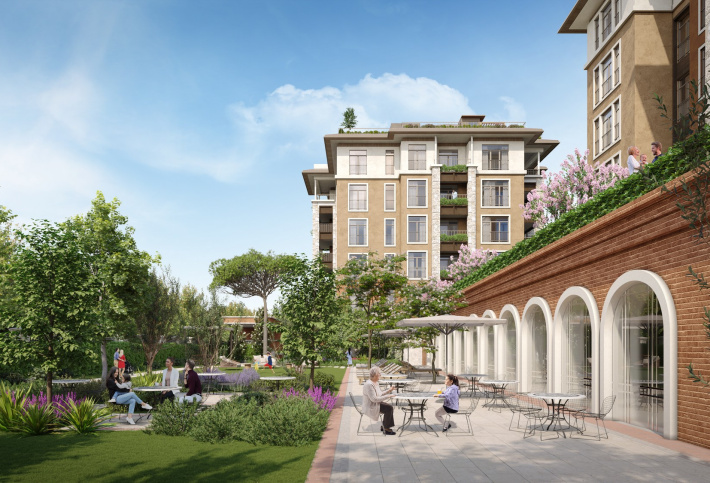 Boutique complex with design architecture