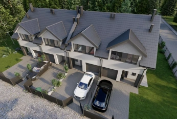 Cottage Segments with garage and garden