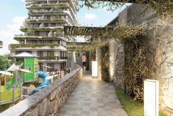 Cozy residential complex in the green zone