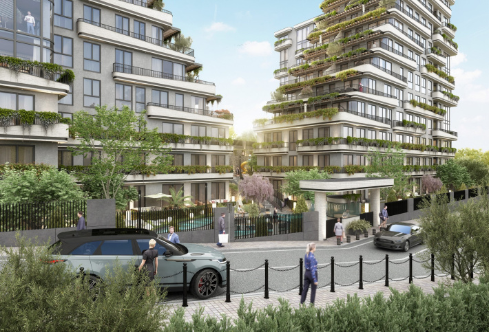 Cozy residential complex in the green zone