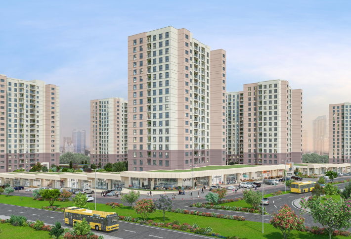 Cozy residential complex in a quiet area
