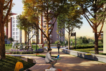 Family premium complex at the Financial Centre in Istanbul