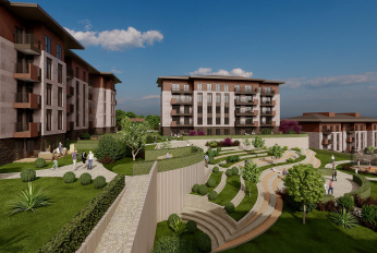 Family residential complex in the green zone