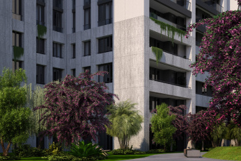 Luxury apartment with its own park