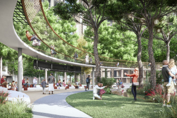 Luxury apartment with its own park