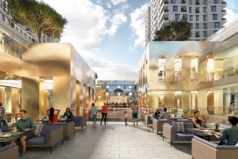 Luxury apartments near the tram line
