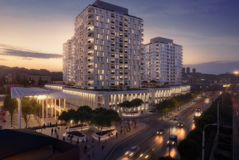 Luxury apartments near the tram line