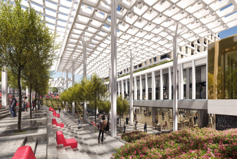 Luxury apartments near the tram line