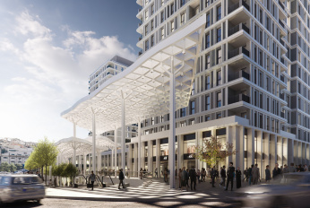 Luxury apartments near the tram line