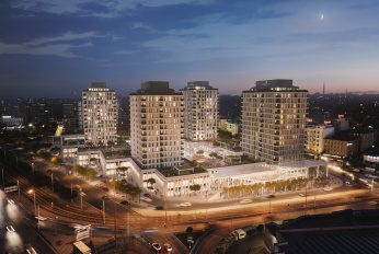 Luxury apartments near the tram line