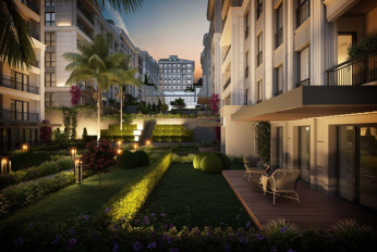 Modern apartments with a panorama of the sea and natural expanses