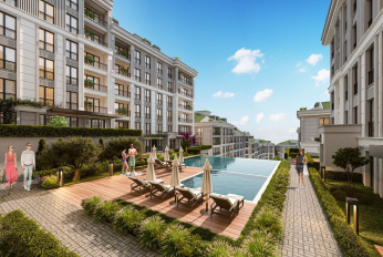 Modern apartments with a panorama of the sea and natural expanses