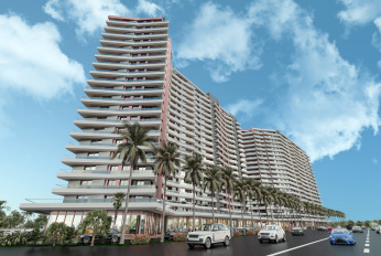 Modern complex with swimming pools and sports infrastructure