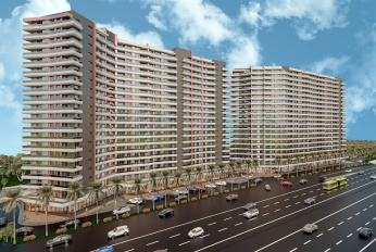 Modern complex with swimming pools and sports infrastructure