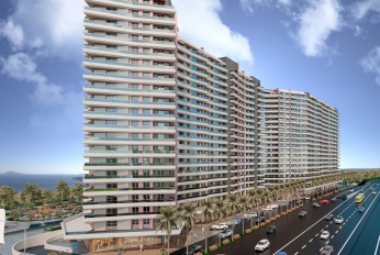 Modern complex with swimming pools and sports infrastructure